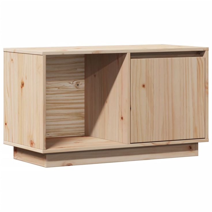 TV-taso 74x35x44 cm täysi mänty (14334)