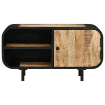 TV-taso 90x30x48 cm karkea mangopuu (28412)