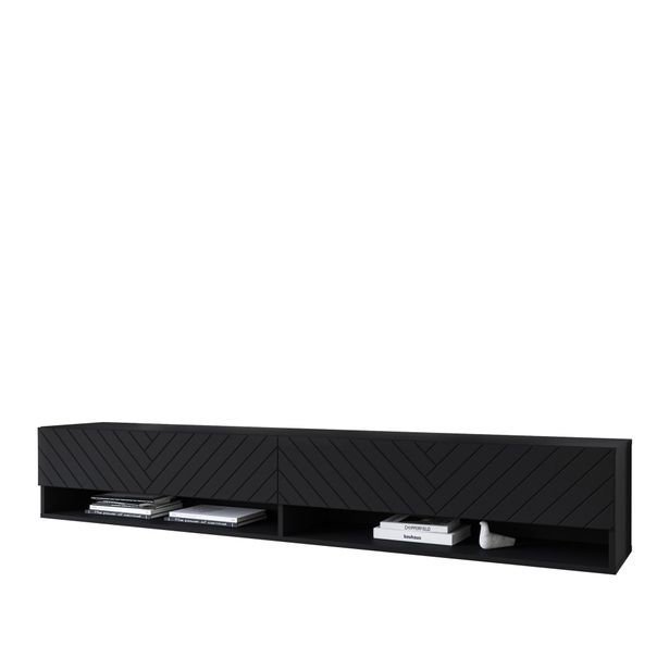 TV-taso A 180 MDF, musta (6807)
