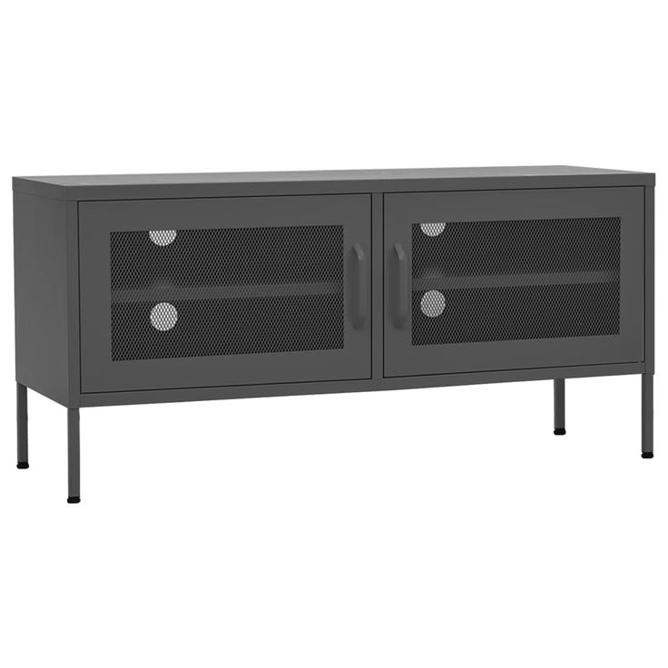 TV-taso antrasiitti 105x35x50 cm teräs (36240)