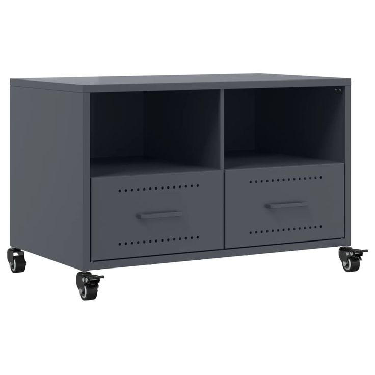 TV-taso antrasiitti 68x39x43,5 cm teräs (46700)