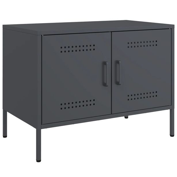 TV-taso antrasiitti 68x39x50,5 cm teräs (42938)