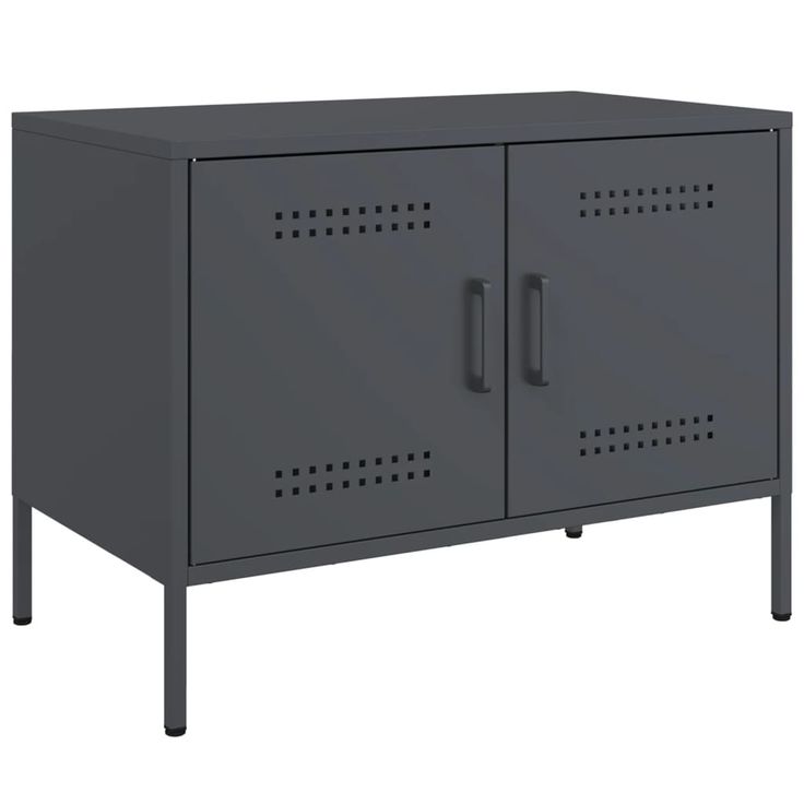 TV-taso antrasiitti 68x39x50,5 cm teräs (42938)