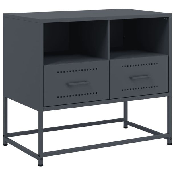 TV-taso antrasiitti 68x39x60,5 cm teräs (46550)