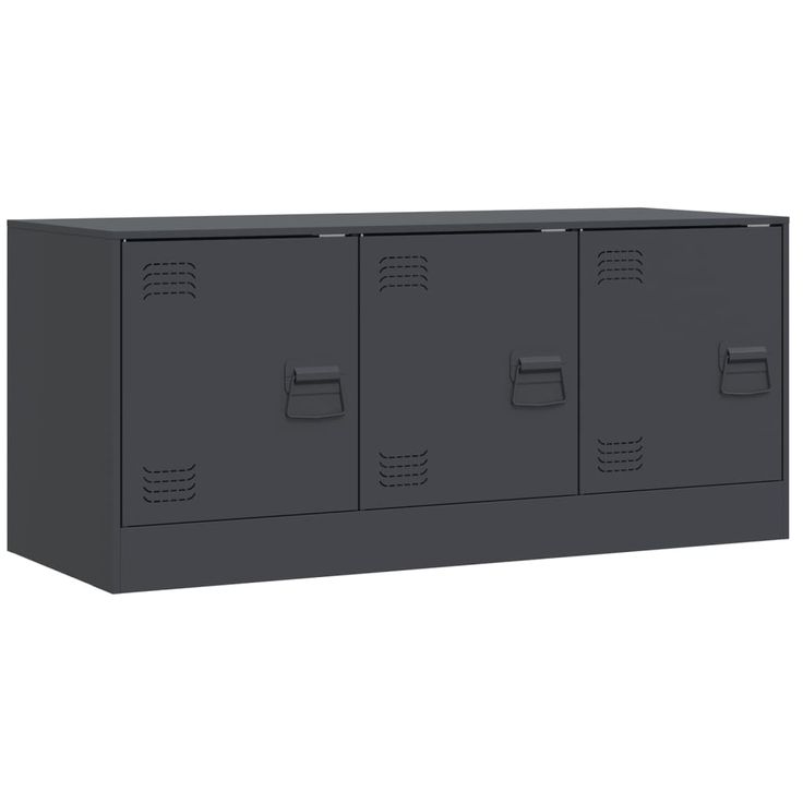 TV-taso antrasiitti 99x39x44 cm teräs (41645)