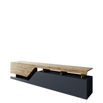 TV-taso CEELIAS 200, antrasiitti/beige (9385), Verkkokaupan poistotuote