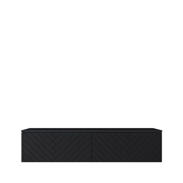 TV-taso D 140 MDF, musta (6852)
