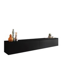 TV-taso D 180, musta (8676), Verkkokaupan poistotuote