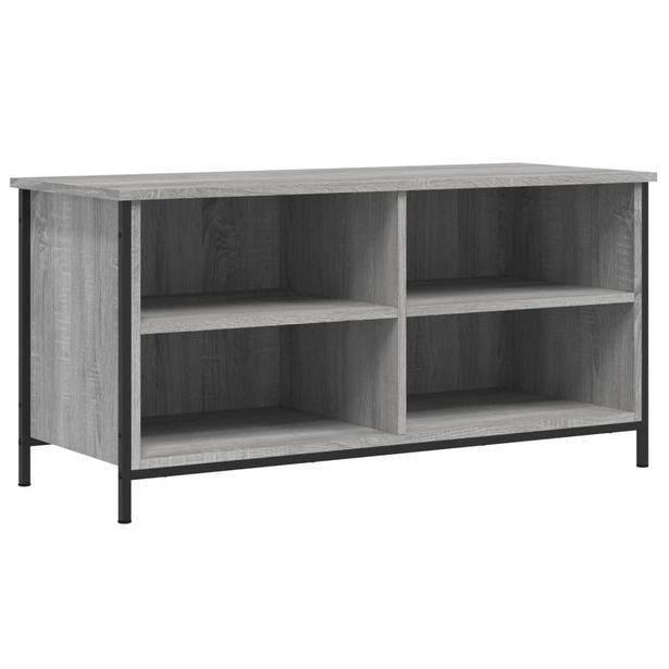 TV-taso harmaa Sonoma 100x40x50 cm tekninen puu (32776)