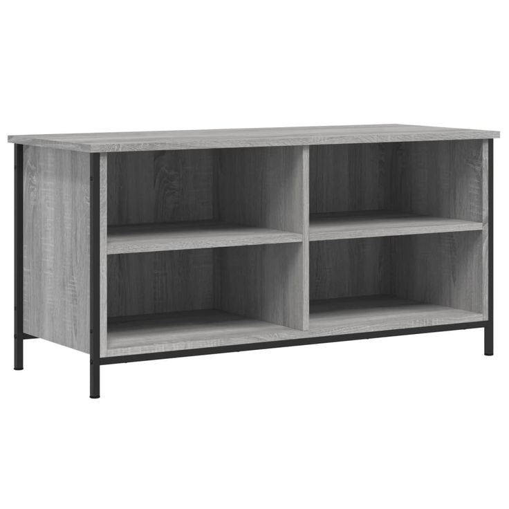 TV-taso harmaa Sonoma 100x40x50 cm tekninen puu (32776)