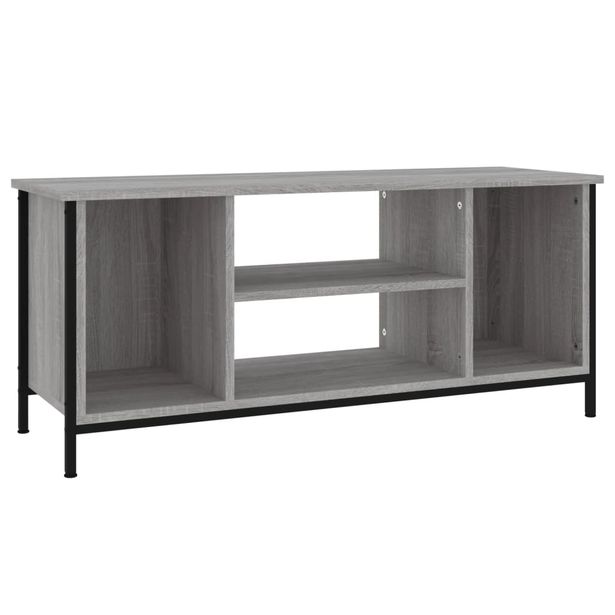 TV-taso harmaa Sonoma 102x35x45 cm tekninen puu (26288)
