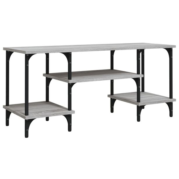 TV-taso harmaa Sonoma 102x35x45,5 cm tekninen puu (26333)