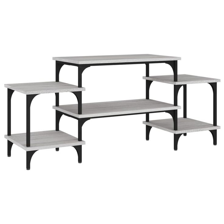 TV-taso harmaa Sonoma 117x35x52 cm tekninen puu (26318)