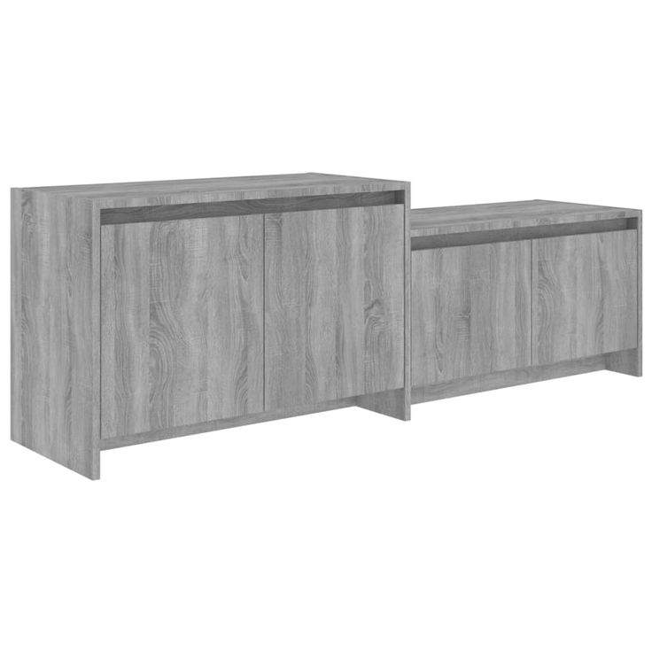 TV-taso harmaa Sonoma 146,5x35x50 cm tekninen puu (13027)
