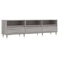 TV-taso harmaa Sonoma 150x30x44,5 cm tekninen puu (31266)