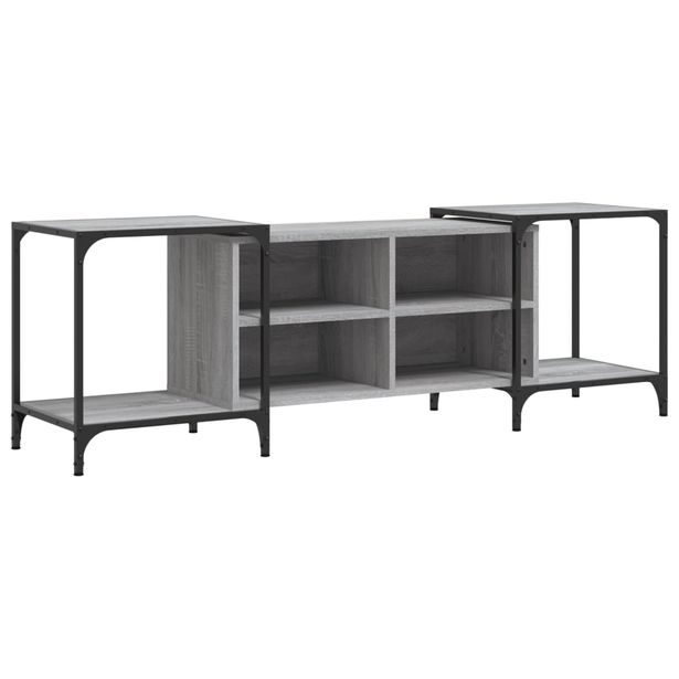 TV-taso harmaa Sonoma 153x37x50 cm tekninen puu (37605)