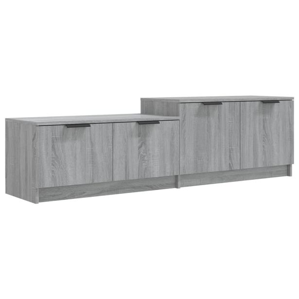 TV-taso harmaa Sonoma 158,5x36x45 cm tekninen puu (17124)