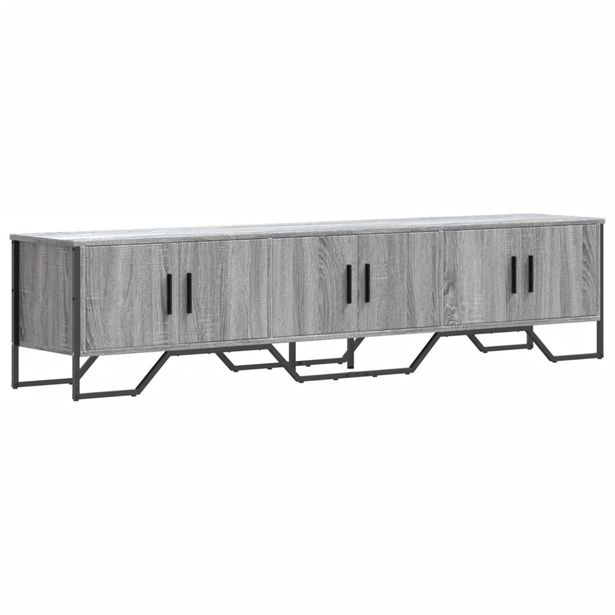 TV-taso harmaa Sonoma 180x34x41 cm tekninen puu (48592)