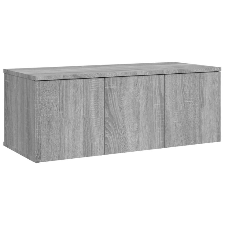 TV-taso harmaa Sonoma 80x34x30 cm tekninen puu (15499)
