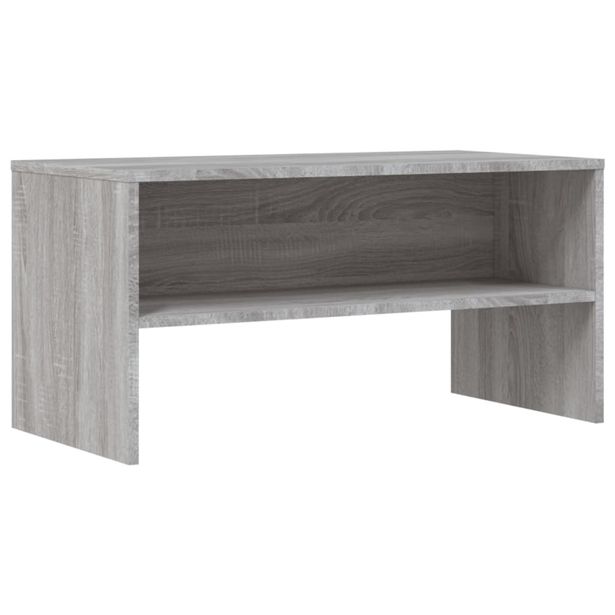 TV-taso harmaa Sonoma 80x40x40 cm tekninen puu (15235)