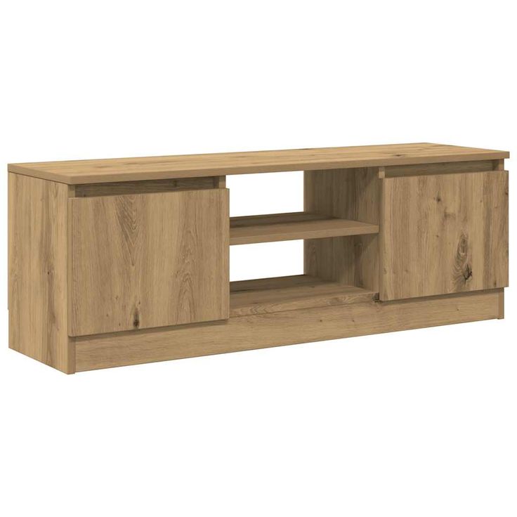 TV-taso käsityöläinen tammi 102x30x36 cm tekninen puu (55855)