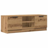 TV-taso käsityöläinen tammi 102x35x36,5 cm tekninen puu (56859)