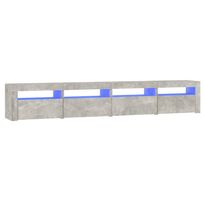 TV-taso LED-valoilla, 240/270x35x40 cm, eri värejä ja kokoja (16665)