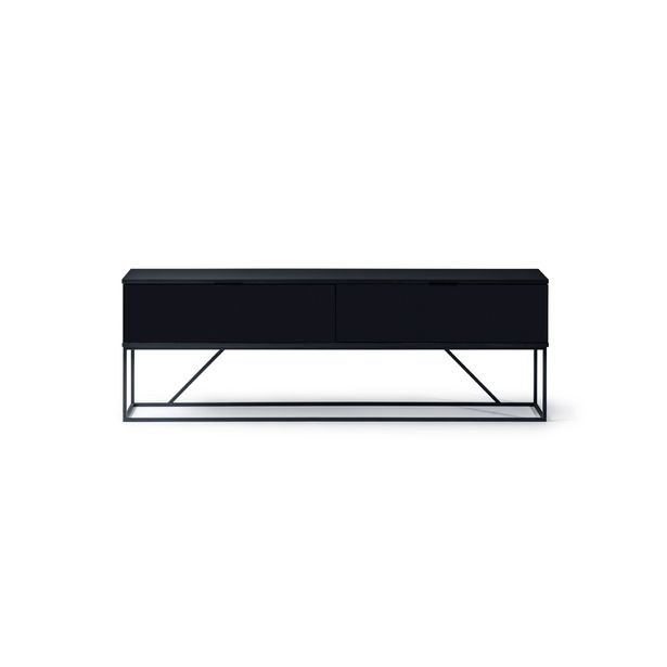 TV-taso Linento Furniture Black, musta