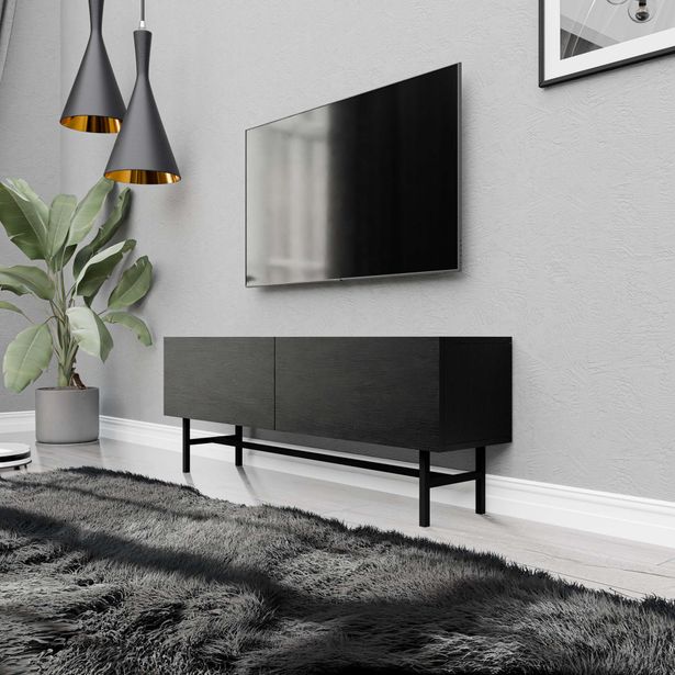 TV-taso Linento Furniture Felix, musta