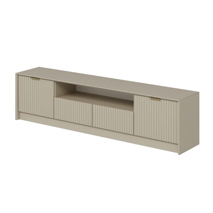 TV-taso Linento Furniture Luxe, beige/hiekkakivi