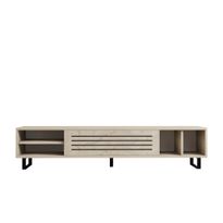 TV-taso Linento Furniture Safir, traverten-marmorijäljitelmä