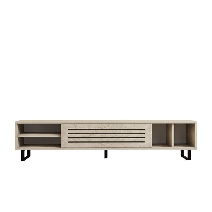 TV-taso Linento Furniture Safir, traverten-marmorijäljitelmä