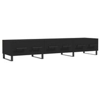 TV-taso musta 150x36x30 cm tekninen puu (29173)