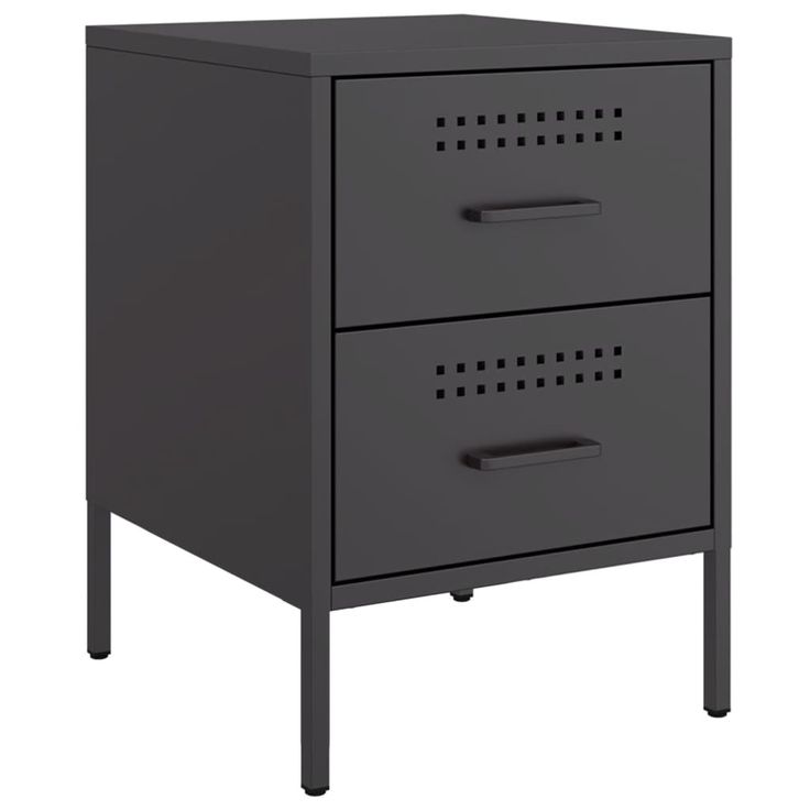TV-taso musta 36x39x50,5 cm teräs (42922)