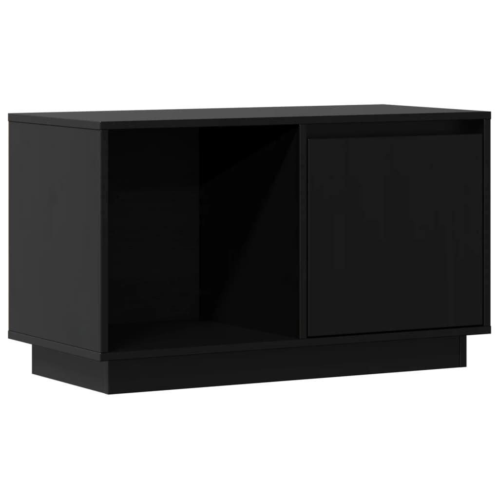 TV-taso musta 74x35x44 cm täysi mänty (14338)