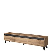 TV-taso NORD, ruskea/musta (5894), Verkkokaupan poistotuote