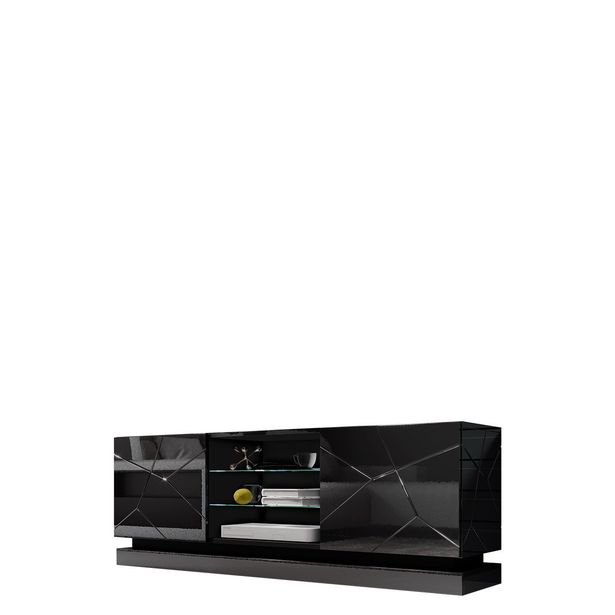 TV-taso QIU 160, musta (3260)