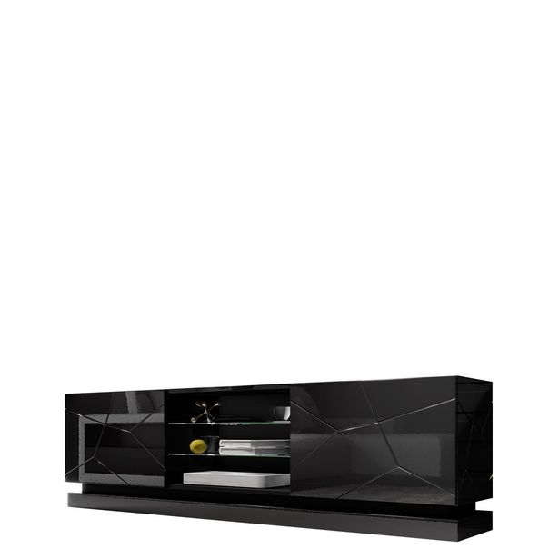 TV-taso QIU 200, musta (3239)
