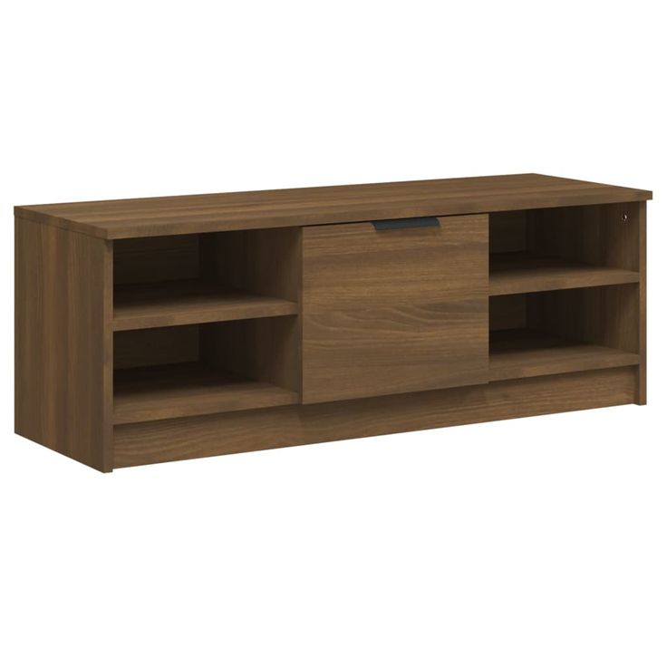 TV-taso ruskea tammi 102x35,5x36,5 cm tekninen puu (17086)