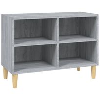 TV-taso täyspuiset jalat, 69,5x30x50 cm, eri värejä (09519)