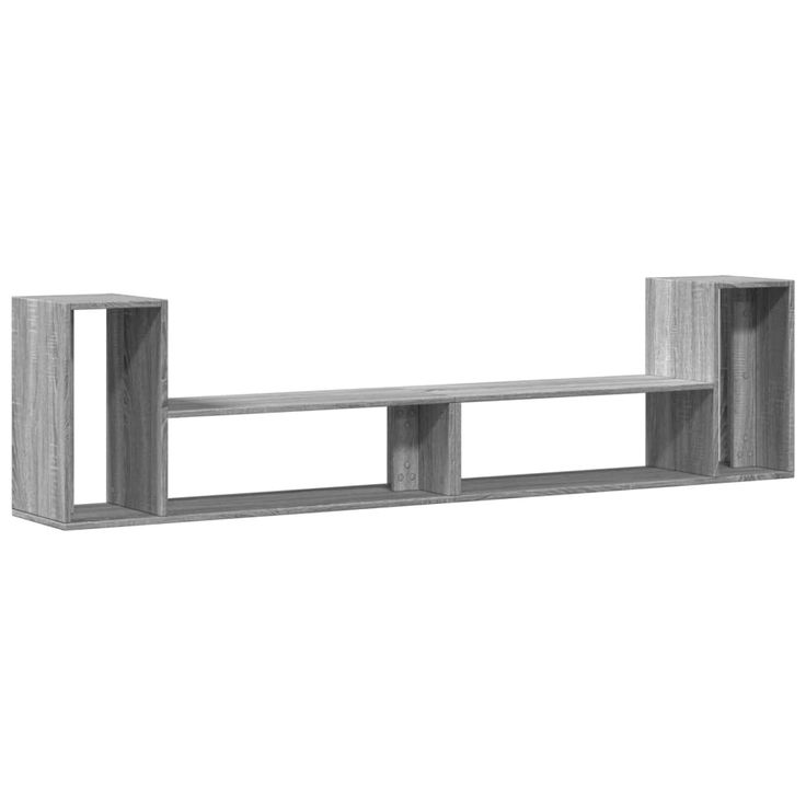 TV-tasot 2 kpl harmaa Sonoma 100x30x50 cm tekninen puu (40798)