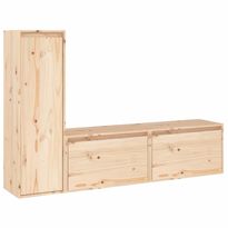 TV-taso, 3 kpl täysi mänty, eri värejä (13491)