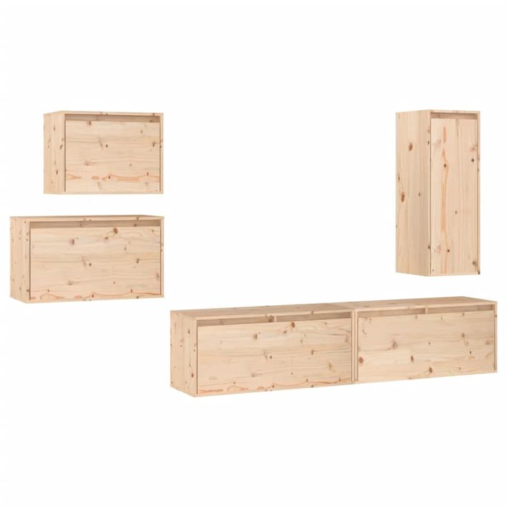 TV-tasot 5 kpl täysi mänty (00259)