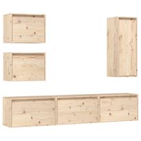 TV-tasot 6 kpl täysi mänty (00184)