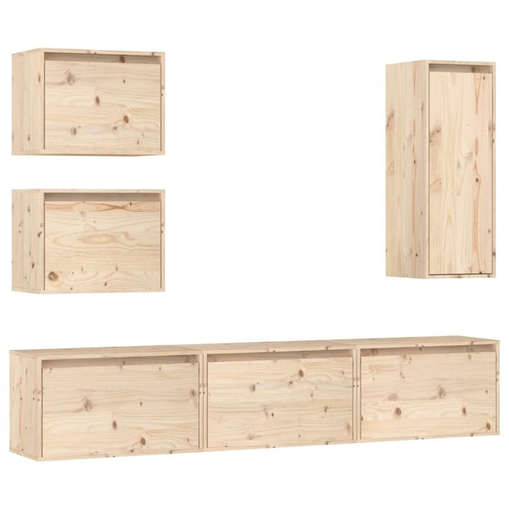 TV-tasot 6 kpl täysi mänty (00184)
