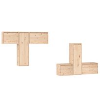 TV-tasot 6 kpl täysi mänty (00254)