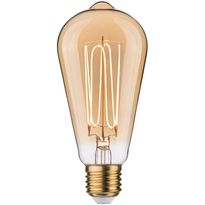 LED-filamenttilamppu Paulmann Rustic Shine Corn, I-muoto, 230V, 300lm, 4.2W, 1800K, himmennettä, kulta