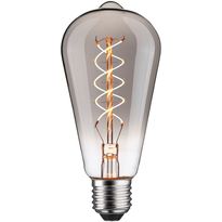 LED-filamenttilamppu Paulmann Rustic Shine Corn, S-muoto, 230V, 170lm, 4.2W, 1800K, himmennettä, savulasi