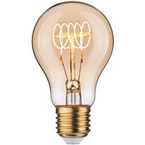 LED-lamppu Paulmann Rustic Shine Pear, 230V, 300lm, 4.5W, 1800K, himmennettävä, kulta