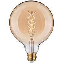 LED-lamppu Paulmann Rustic Shine Globe, 230V, 300lm, 4.2W, 1800K, himmennettävä, kulta